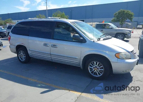 2002 Chrysler Town & Country Limited из США, поврежденный, VIN 2C8GT64L62R683472